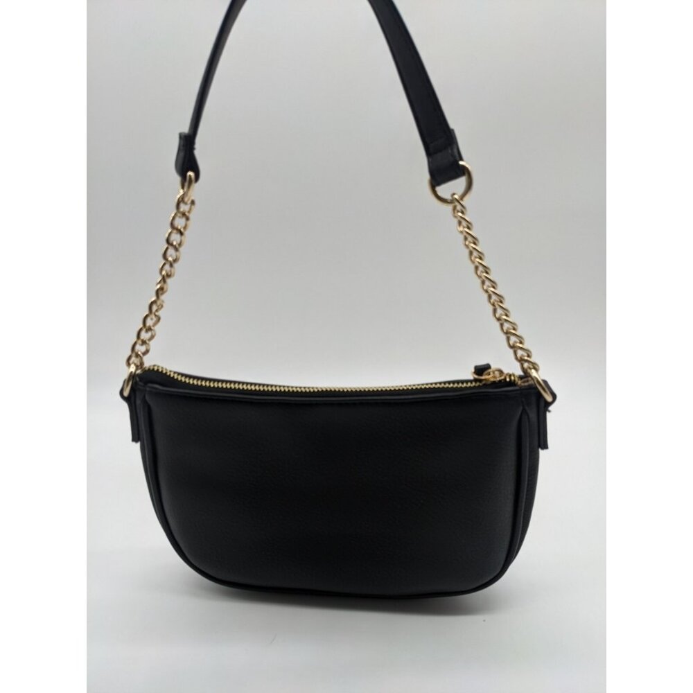 INC Zoiey 2-Piece faux-leather women's XL tote bag + pouch --SNAKE PRINT/BLACK - Picture 7 of 16
